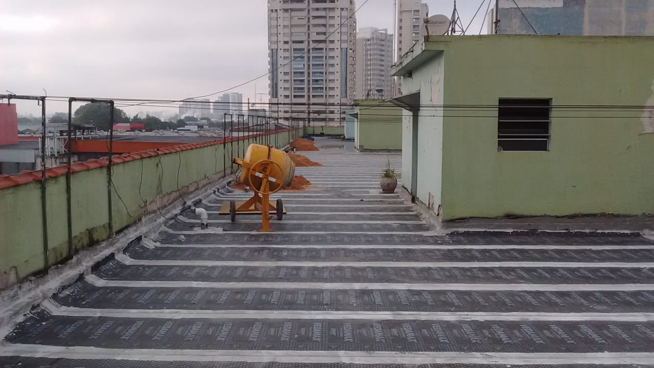 serviços de impermeabilização predial, em laje e telhado em santo andré