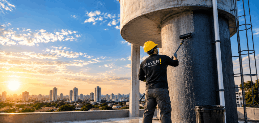 serviço de impermeabilização de laje na região de Santo André